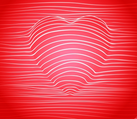 rad heart valentine s day backgroundのイラスト素材