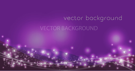 Vector constellation flow in space. Stock background of star wave for design