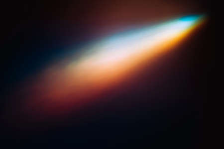 Rainbow Film Style Lens Flareの写真素材