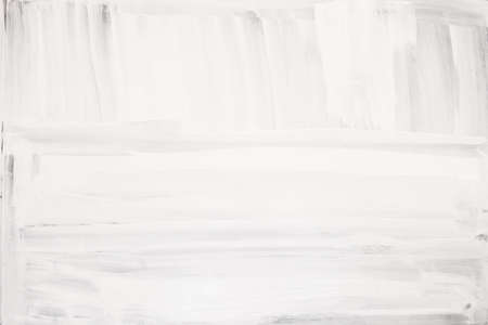 Texture of white paint strokes on wallの写真素材