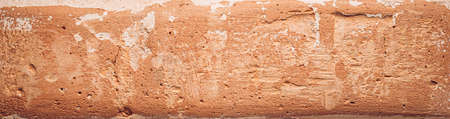 Close-up texture of one brick in the wallの写真素材