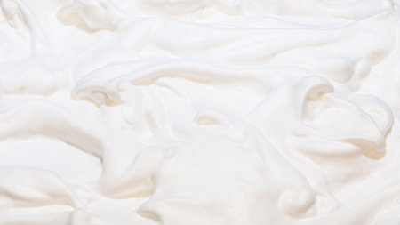 Milk color cream texture backgroundの写真素材