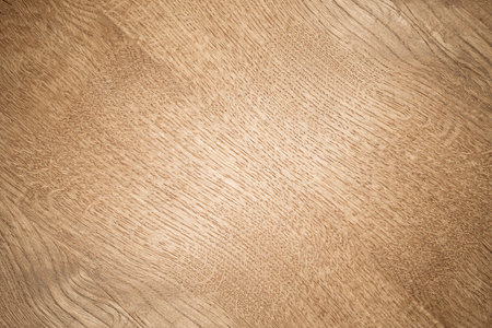 Smooth oak wood texture showcasing natural patterns and grains.の写真素材