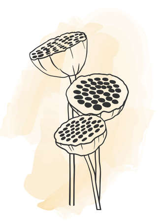 A modern universal art poster. Suitable for greeting cards,posters, holiday cards, corporate cards and invitations. Abstract design. Vector illustration. Doodleのイラスト素材