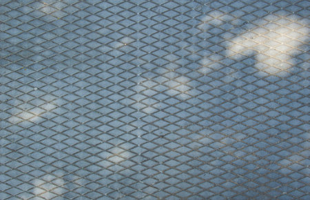 Concrete slab. Drawing of diamonds. The texture of the concrete slab. Gray background