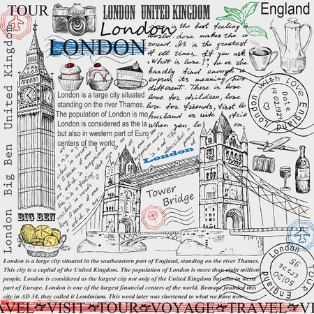 londonのイラスト素材