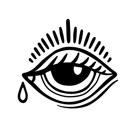 Eye icon illustration.のイラスト素材