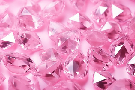 Pink Diamond crystal Luxury backgroundの素材