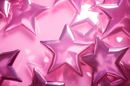 3d Abstract Background Magenta Stars Close Upの素材