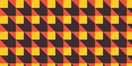 Bold Geometric Mosaic seamless Pattern