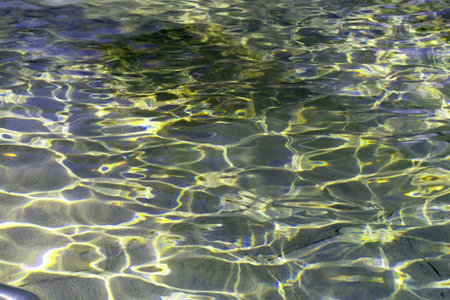abstract background of rippled water on a sunny day.
