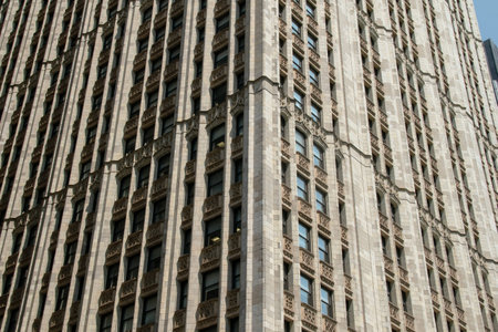 Facade of the building in New York City.