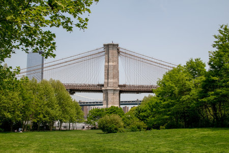 Brooklyn Bridge in New York City, United States of America.