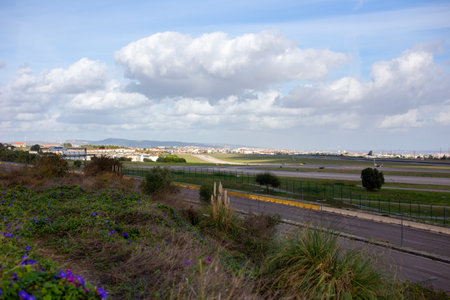 View of the city of Lisbonのeditorial素材