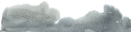 Abstract watercolor background. Gray watercolor stain, hand-drawn. Card with watercolor blots.の写真素材