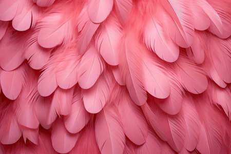 pink feathers as a background, close-up, macro photoの素材