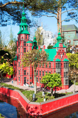 Billund, Denmark - 25 April 2014: Legoland Billund Resort. Famous amusement park and hotelのeditorial素材