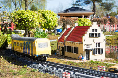 Billund, Denmark - 25 April 2014: Legoland Billund Resort. Famous amusement park and hotelのeditorial素材