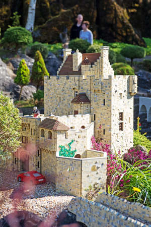 Billund, Denmark - 25 April 2014: Legoland Billund Resort. Famous amusement park and hotelのeditorial素材