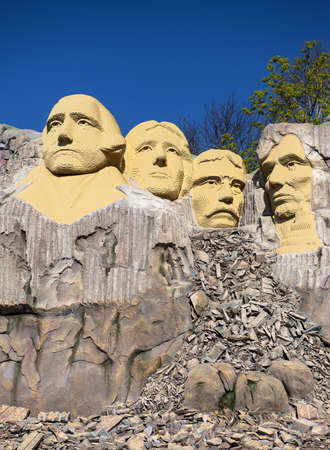 Billund, Denmark - 25 April 2014: Legoland Billund Resort. Famous amusement park and hotelのeditorial素材