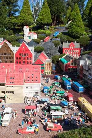 Billund, Denmark - 25 April 2014: Legoland Billund Resort. Famous amusement park and hotelのeditorial素材