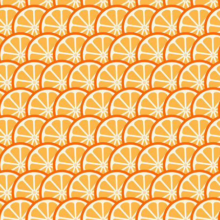 Citrus pattern, Seamless background with abstract slices of orange