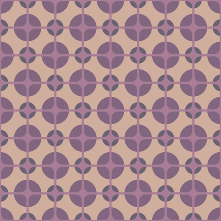 Vintage textile, Seamless colorful patterned retro styleのイラスト素材