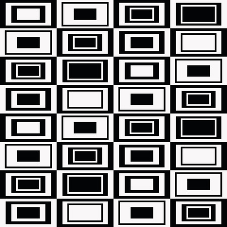 Abstract pattern with rectangles, seamless vector illustration, retro backgroundのイラスト素材