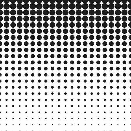 Vector halftone dots. Circle halftone element, monochrome abstract graphicのイラスト素材