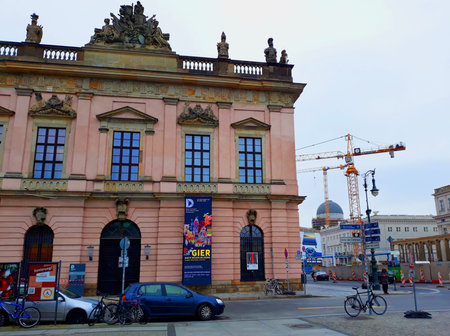 BERLIN, GERMANY - 3 December 2017. Classic architecture of Berlinのeditorial素材