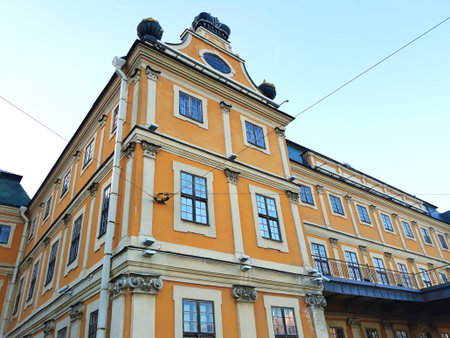 Saint Petersburg, Russia - August 6, 2018: The Menshikov Palace, the first stone building in Saint Petersburgのeditorial素材