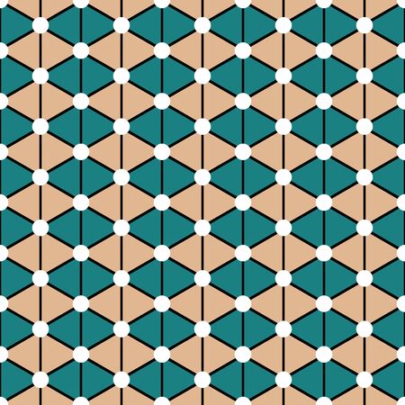 Abstract background. Seamless vector illustration with geometric figuresのイラスト素材