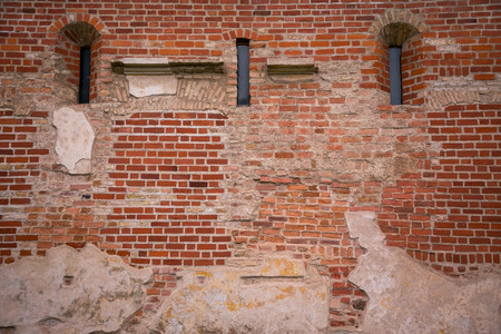 Old brick wall in a background image.の写真素材