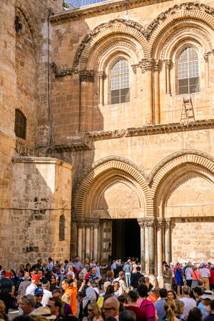 Western Wall and Dome of the Rock in the old city. Jerusalem, Israel, November 2019.のeditorial素材