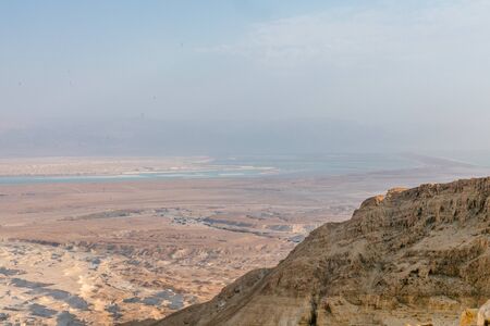 Judean Desert from Masada - Masada National Park, Dead Sea Region, Israel.の写真素材