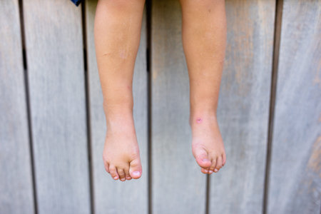 Small baby feet.