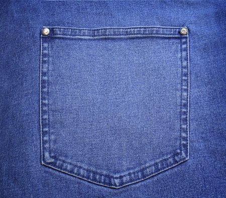 blue jeans pocket close up textile textureの写真素材