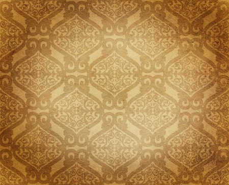 antique damask floral backgroundの写真素材