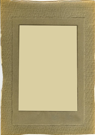 vintage photo frame with empty space for photoの写真素材