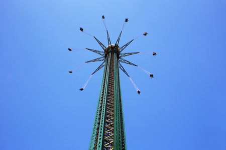 Atraction in Prater, Vienna, Austria AUGUST 22 2015のeditorial素材