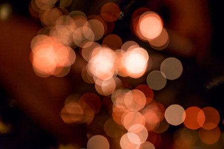 Blurred christmas lights background