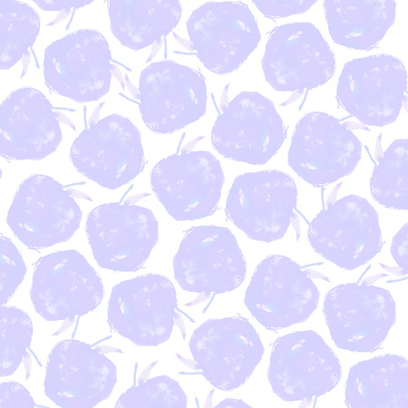 watercolor apples isolatedの写真素材