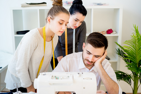 Fashion designers at workの写真素材