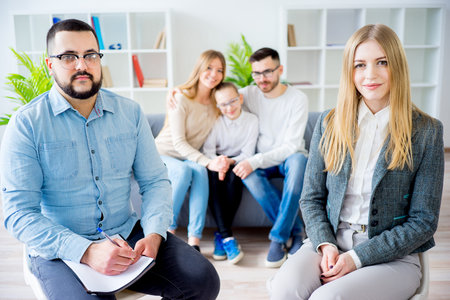 Portrait of a psychologistの写真素材