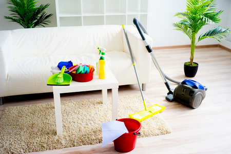 House cleaning productsの写真素材