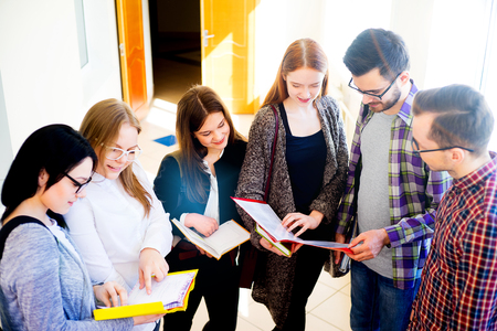 Group of college studentsの写真素材