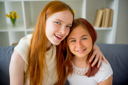 Mother and daughterの写真素材