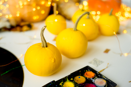 Set of things necessary to prepare for a halloweenの写真素材