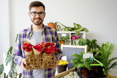 A flower shopの写真素材
