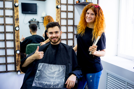 Master cutting hairの写真素材